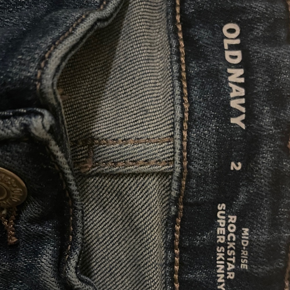 Old Navy Men's Dark Blue Skinny Jeans